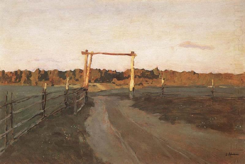 Sommerabend, Levitan, Isaak